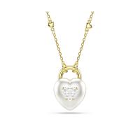 Swarovski Anhänger Idyllia – Herz, verschiedene Schliffe, Weiß, Goldlegierungsschicht – OS