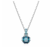 Swarovski Kette mit Anhänger Birthstone Kissenschliff Dezember Blau 5651707