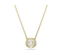 Una Angelic Anhänger, Verschiedene Schliffe, Weiß, 18K goldbeschichtet OS