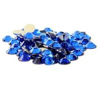 Swarovski-Kristalle, Hotfix, zum Aufbügeln, Capri Blau, Hellblau, Strass, Hotfix für Stoffe und Schmuck (SS16 (3,80-4,80 mm), 4 mm, 1440 Stück