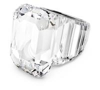 Swarovski Lucent Cocktailring, Oktagon-Schliff, Weiß