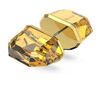 Swarovski Lucent Ohrstecker, Einzelner, vergoldeter Ohrring mit Gelbem Swarovski Kristall