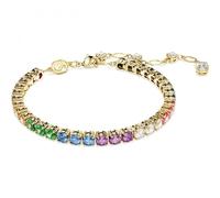 Swarovski Matrix Armband, Vergoldetes Damenarmband mit Strahlenden Swarovski Kristallen