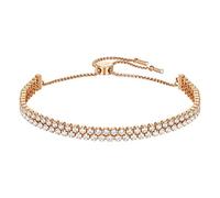 Swarovski Matrix Armband, Weiss, Roségold-Legierungsschicht