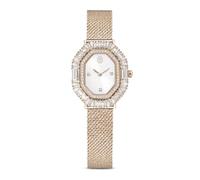 Matrix Octagon Uhr, Metallarmband, Goldfarben, Champagne-vergoldetes Finish