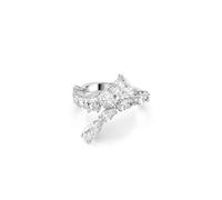 Swarovski Matrix Kollektion Ring, Klare Gemischtschliff-Steine in Rhodinierter Fassung