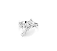 Swarovski Matrix Kollektion Ring, Klare Gemischtschliff-Steine in Rhodinierter Fassung
