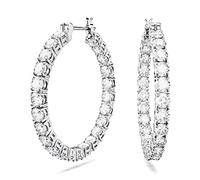 SWAROVSKI Matrix Kristall-Ohrring-Kollektion, blaue, klare und rosa Kristalle auf mehreren Ausführungen