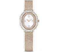Matrix Octagon Uhr, Metallarmband, Goldfarben, Champagne-vergoldetes Finish