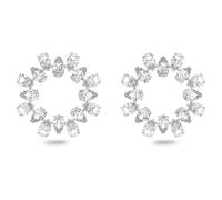 Swarovski 5601509 Ohrring Ohrstecker Metall Silber, Weiß
