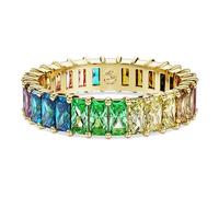 Matrix Ring, Baguette-Schliff, Mehrfarbig, Goldlegierungsschicht 50