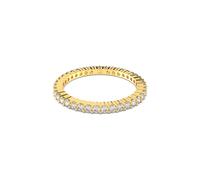 Swarovski Damen-Damenring Metall Swarovski-Kristall 55 Gold 32023783