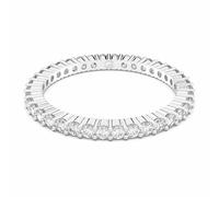 Swarovski Damenring Matrix Vittore Rundschliff Swarovski-Kristall Silberfarben Größe 58