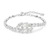 Swarovski Mesmera Armband, Marquiseschliff, weiß, rhodiniert