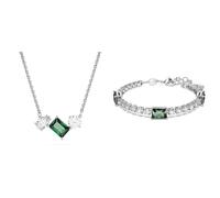 Swarovski Mesmera Kollektion, Halskette & Ohrringe, grün