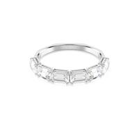 Swarovski Millenia Armreif, Oktagon-Schliff, Weiß, Rhodiniert