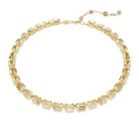 Millenia Tennis Halskette, Oktagon-Schliff, Gelb, Goldlegierungsschicht OS