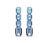 Swarovski Ohrringe Millenia 5696516 – Rhodiniert, Oktagon-Schliff, Farbverlauf Blau