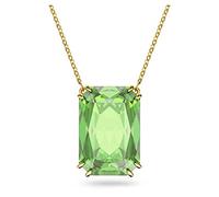 Millenia Anhänger Oktagon-Schliff von Swarovski - Grün, Goldlegierungsschicht