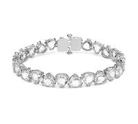 Swarovski Millenia Armband, Weißer und Rhodiniertes Damenarmband mit Strahlenden Swarovski Kristallen
