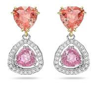 Swarovski Millenia Ohrstecker, Pinke, Mehrfarbige Ohrringe mit Strahlendem Swarovski Kristall