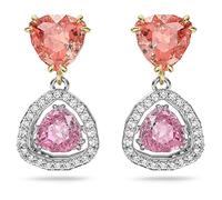 Swarovski Millenia Ohrstecker, Pinke, Mehrfarbige Ohrringe mit Strahlendem Swarovski Kristall