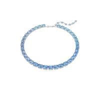Swarovski Millenia Halskette, Oktagon-Schliff, Farbverlauf, Blau, Rhodiniert