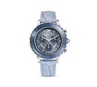 Swarovski Octea Lux Crystal Watch - Quarzuhr für Damen mit Lederarmband, Roségold