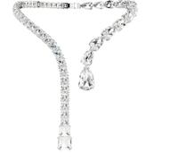 Swarovski Offene Halskette Matrix im gemischten Schnitt Weiß
