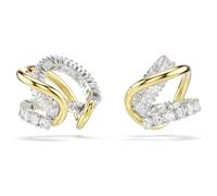 Hyperbola Ohrspangen, Verschiedene Schliffe, Weiß, Metallmix OS