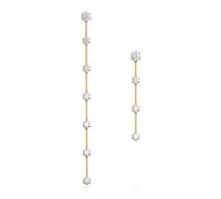 Swarovski Ohrringe - Constella drop Asymmetrical design Round cut Shiny - Gr. unisize - in Weiß - für Damen