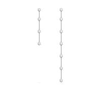 Swarovski Ohrstecker Constella 5641681 – asymmetrisches Design, rhodiniert, weiß