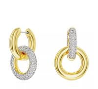 Swarovski Ohrringe - Dextera hoop earrings, Asymmetrical design, Interl - Gr. unisize - in Weiß - für Damen
