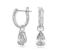Millenia Kreolen von Swarovski - Rhodiniert - Weiß