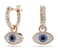 Symbolica Drop-Ohrhänger, Auge, Mehrfarbig, Roségold-Legierungsschicht S