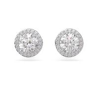 Swarovski Ohrringe - Constella Round cut Pavé Rhodium plated - Gr. unisize - in Silber - für Damen