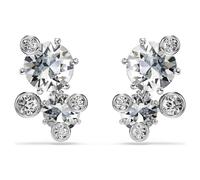 Paar Ohrstecker SWAROVSKI "Schmuck Geschenk Constella Ohrringe", silber (metallfarben, kristallweiß, kristallweiß), Ohrringe, Damen, Metall, mit Swarovski Kristall, Swarovski Zirkonia (synth.) (691829