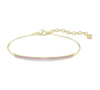 Armkette SWAROVSKI "Schmuck Geschenk ONLY Armband", gelbgoldfarben, violett, violett, Armbänder, Damen, Metall, Armkette, mit Swarovski Kristall (37864003-0) gelbgoldfarben, violett, violett