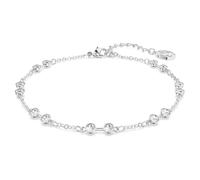 Swarovski Remix Collection Strand, Rundschliff, Weiß, Rhodiniert