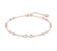 Swarovski Remix Collection Strand, Rundschliff, Weiß, Roségold-Legierungsschicht OS