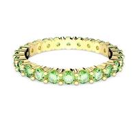 Swarovski Ring Damen Matrix Rund Grün Gold Größe 55, 5658658