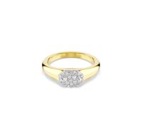 Swarovski Ring Dextera – verschiedene Schliffe, weiß, Goldlegierungsschicht – Gr. 58