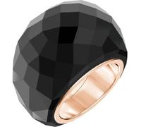Swarovski Ring Schwarz Finish in Roségoldton Größe 55