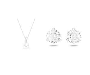 Swarovski Solitaire Kollektion, Halskette & Ohrringe