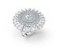 Swarovski Sparkling Dance Dial Up Ring, weiss, rhodiniert 557251