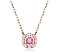 Swarovski Sparkling Dance Round Halskette, rot, rosegold 5279421