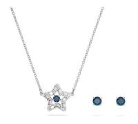Stella Set von Swarovski - Rhodiniert - Blau