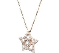 Swarovski Stella Halskette Rosegold für Damen mit Stern Anhänger mit Weißen Zirkonia Kristallen, 5617766
