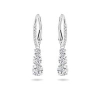 Swarovski Attract Trilogy Round Ohrringe mit Klaren Swarovski Kristallen und Klassischem Kristallpavé