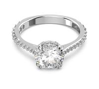 Swarovski Damenring Constella 5645253 – rhodinierter rostfreier Edelstahl mit Swarovski-Kristallen